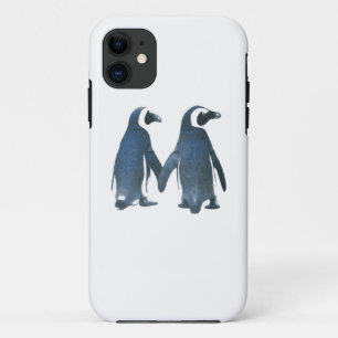 Capa Para iPhone Da Case-Mate Casal do pinguim que guardara as mãos