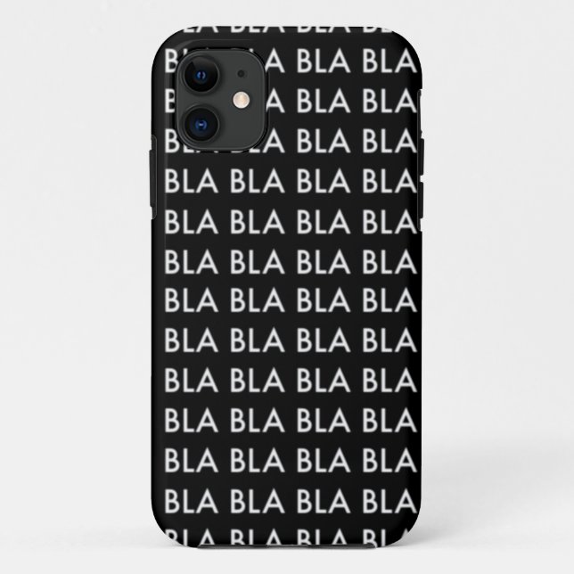 Capa Para iPhone Da Case-Mate CASE iPhone 5 “Blah blah blah BLA " (Verso)