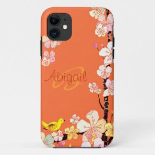 Capa Para iPhone Da Case-Mate Case mate floral do iPhone 5 do pássaro & da flor