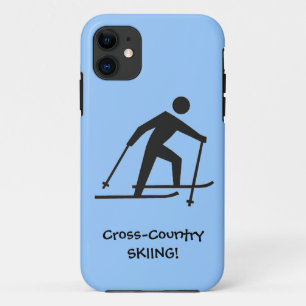 Capa Para iPhone Da Case-Mate Casemato de Design de Skiing Cross-Country
