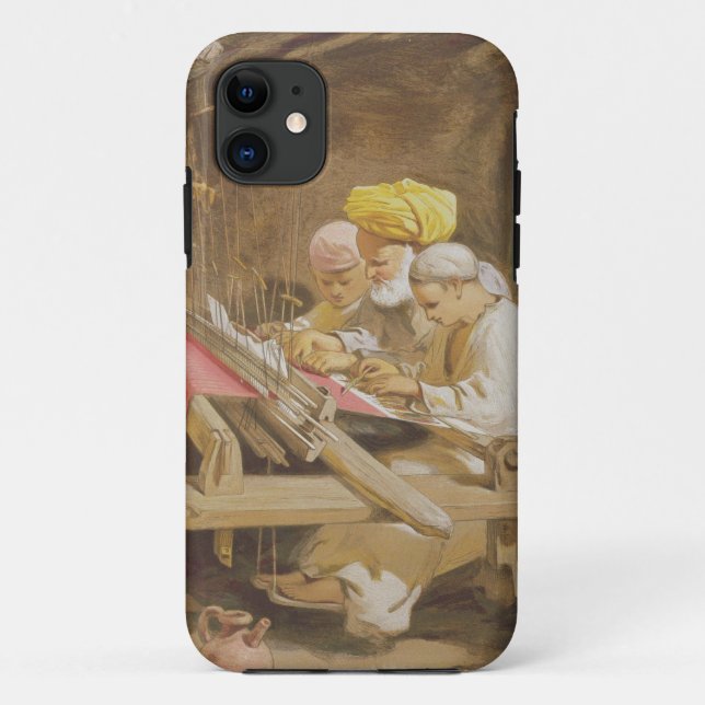Capa Para iPhone Da Case-Mate Cashmere Shawls: Tecelagem, 1863 (cromolito) (Verso)