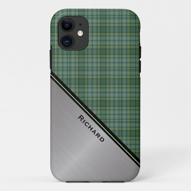 Capa Para iPhone Da Case-Mate Caso 5S da Xadrez Clan Currie Tartan  (Verso)