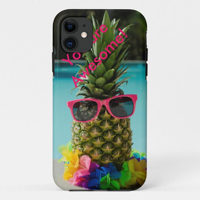 Capa Para iPhone Da Case-Mate Caso "abacaxi engraçado " (Verso)
