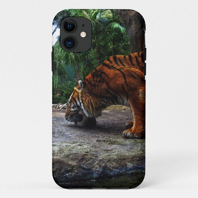 Capa Para iPhone Da Case-Mate Caso Bengal_Tiger_Tough Xtreme iPhone SE (Verso)