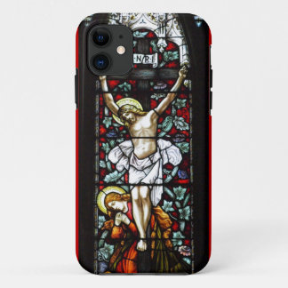 Capa Para iPhone Da Case-Mate Caso da crucificação (vitral)