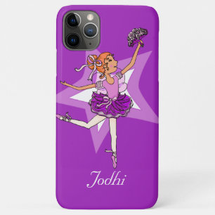Capa Para iPhone Da Case-Mate Caso das garotas bailarina de cabelos roxos
