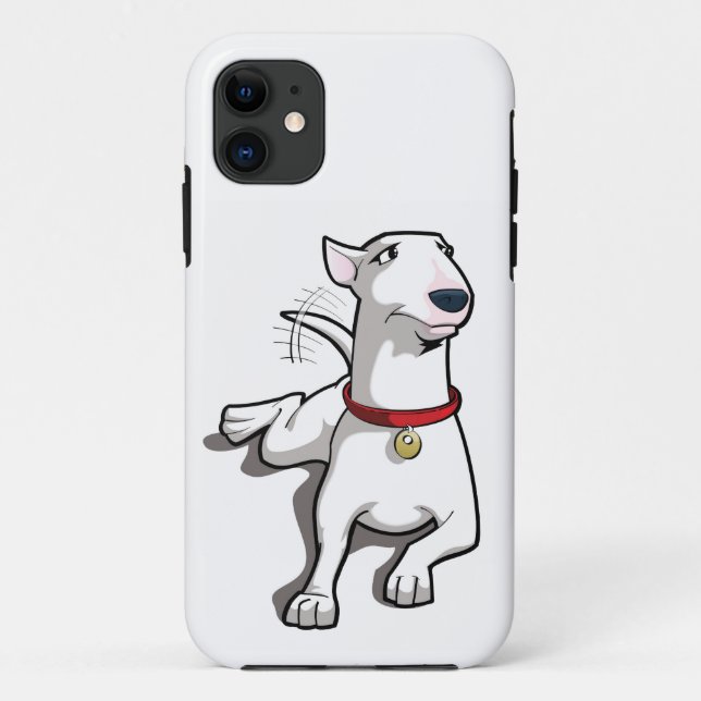 Capa Para iPhone Da Case-Mate Caso de bull terrier dos desenhos animados (Verso)