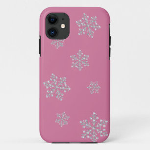 Capa Para iPhone Da Case-Mate Caso de cristal do iPhone 5 do floco de neve