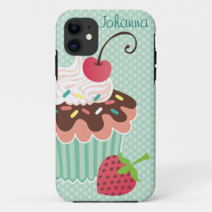 Capa Para iPhone Da Case-Mate Caso de gabinete do iPhone 5 do Cupcake Cherry & M
