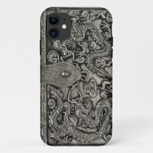 Capa Para iPhone Da Case-Mate caso de prata antigo do iphone 5 do dragão