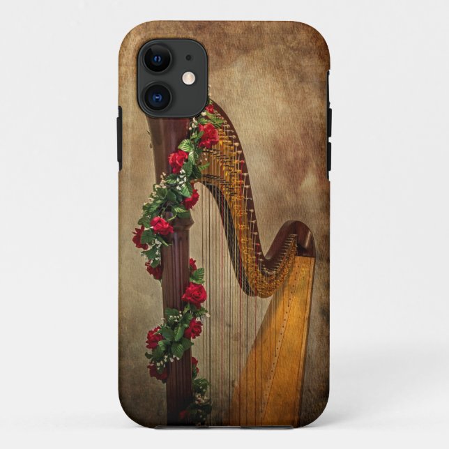 Capa Para iPhone Da Case-Mate Caso de Smartphone da harpa (Verso)
