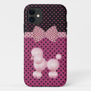 Capa Para iPhone Da Case-Mate Caso do Bolinhas & Pink Poodle iPhone 5