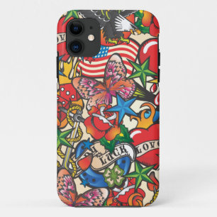 Capa Para iPhone Da Case-Mate Caso do cobrir do telemóvel do tatuagem da velha