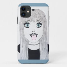Caso do iPhone 5/5s/SE da menina da liberdade
