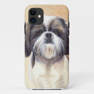 Capa Para iPhone Da Case-Mate Caso do iPhone 5 da aguarela de Shih Tzu