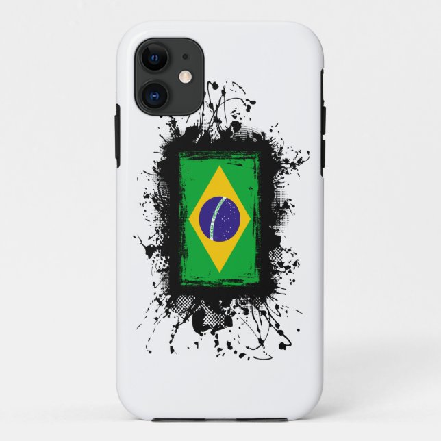 Capa Para iPhone Da Case-Mate Caso do iPhone 5 da bandeira de Brasil (Verso)