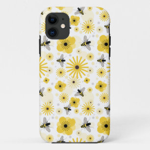 Capa Para iPhone Da Case-Mate Caso do iPhone 5 das abelhas & das flores