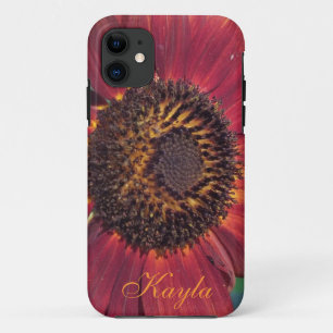 Capa Para iPhone Da Case-Mate Caso do iPhone 5 de Girassol Vermelho *personalize