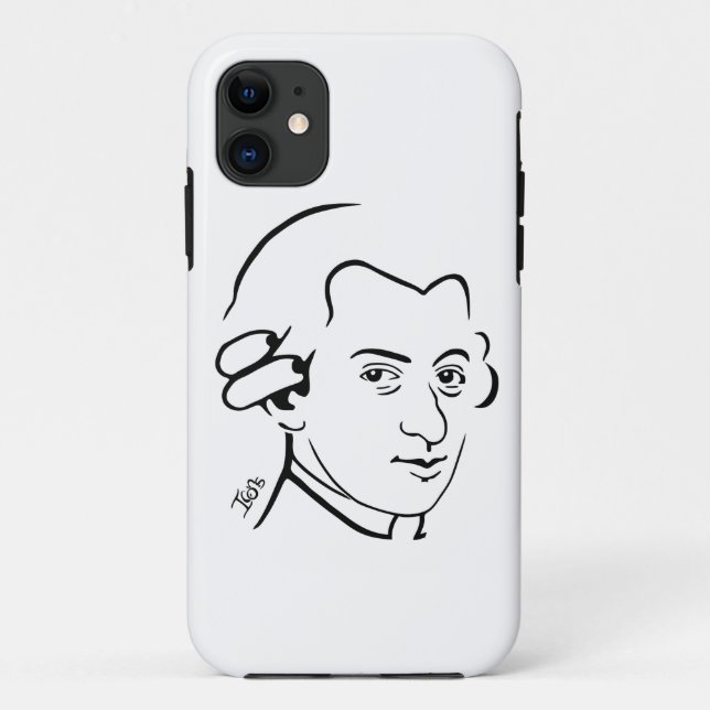 Capa Para iPhone Da Case-Mate Caso do iPhone 5 de Mozart (Verso)