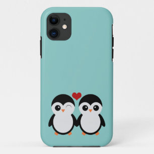Capa Para iPhone Da Case-Mate Caso do iPhone 5 do casal do pinguim