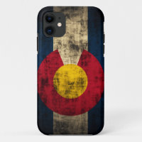 Caso do iPhone 5 do Grunge da bandeira de Colorado
