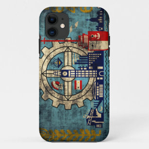 Capa Para iPhone Da Case-Mate Caso do iPhone 5 do Grunge de Milwaukee Wisconsin