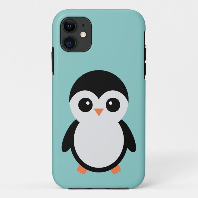 Capa Para iPhone Da Case-Mate Caso do iPhone 5 do pinguim (Verso)