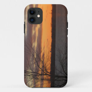 Capa Para iPhone Da Case-Mate Caso do iPhone 5 do por do sol do lago