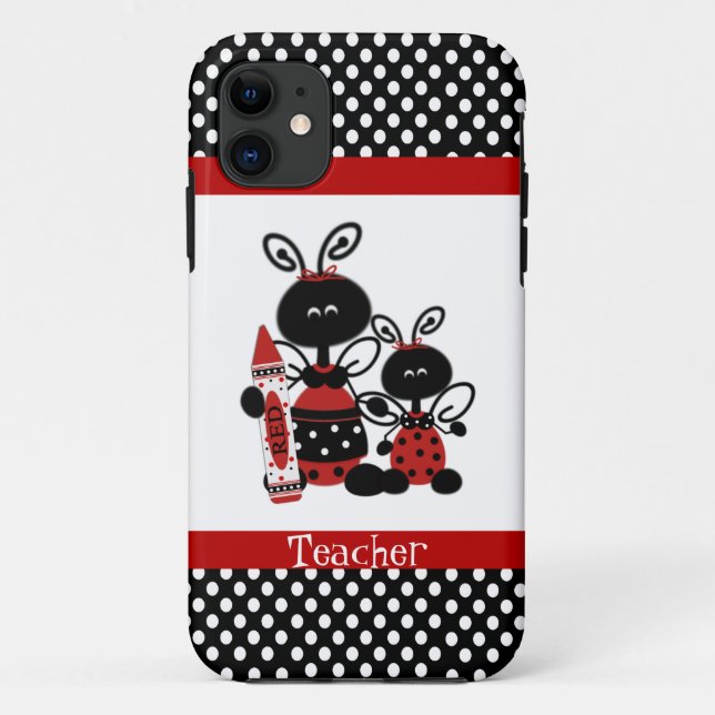 Capa Para iPhone Da Case-Mate Caso do iPhone 5 do Professor Ladybugs (Verso)