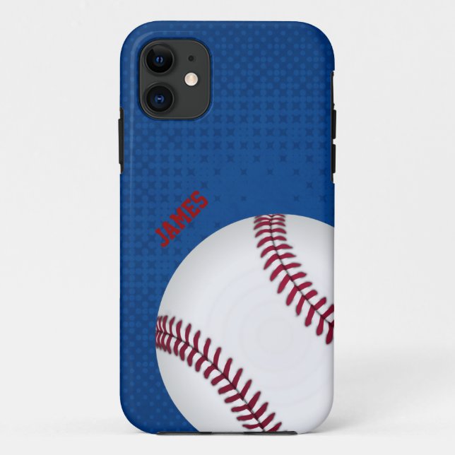 Capa Para iPhone Da Case-Mate Caso do iPhone 5 Personalizado do Baseball (Verso)