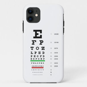 Capa Para iPhone Da Case-Mate Caso do iPhone 7 da carta de olho de Snellen