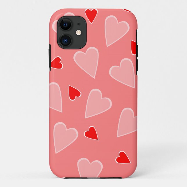 Capa Para iPhone Da Case-Mate Caso do Red Heart (Verso)
