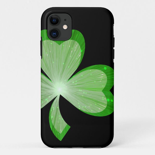 Capa Para iPhone Da Case-Mate Caso do Shamrock Black Side iPhone 5 (Verso)