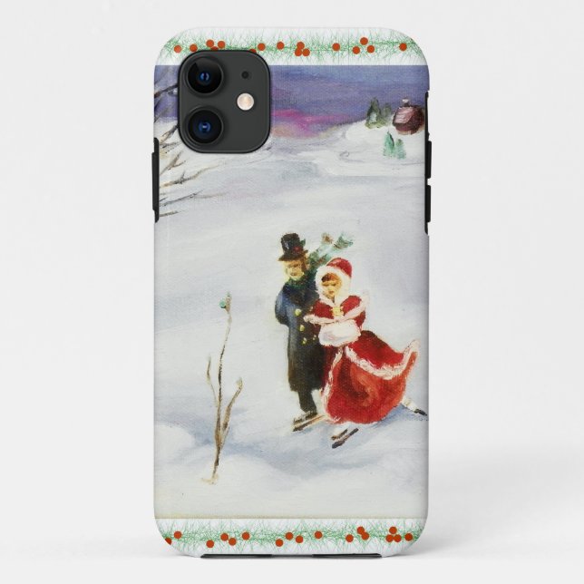 Capa Para iPhone Da Case-Mate Caso do Winter Wonderland-Mate (Verso)