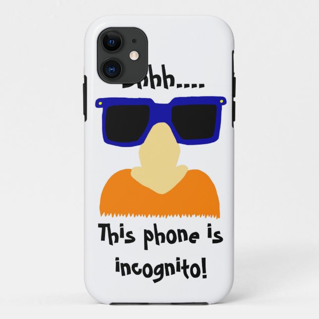 Capa Para iPhone Da Case-Mate Caso Incognito Mustache & Glass iPhone 5 (Verso)