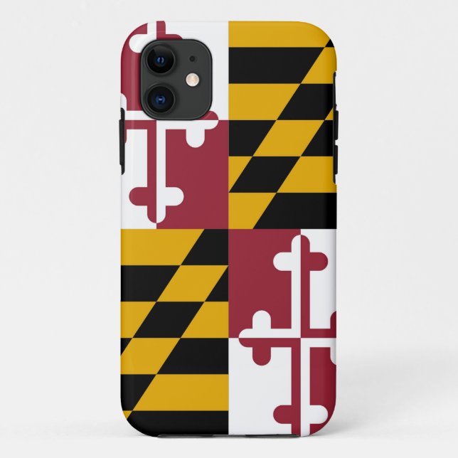 Capa Para iPhone Da Case-Mate Caso IPhone 5 com Sinalizador de Maryland (Verso)