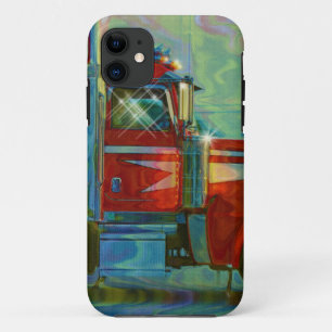 Capa Para iPhone Da Case-Mate Caso iPhone 5 do driver de caminhão vermelho