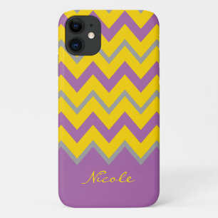 Capa Para iPhone Da Case-Mate Caso iPhone 7 com monogramas de ouro violeta