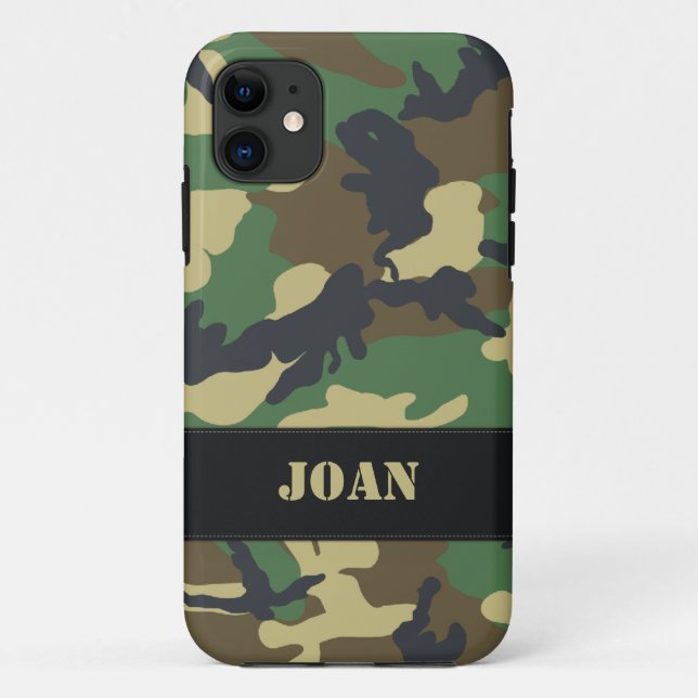 Capa Para iPhone Da Case-Mate Caso militar customizável do iPhone 5 de Camo (Verso)