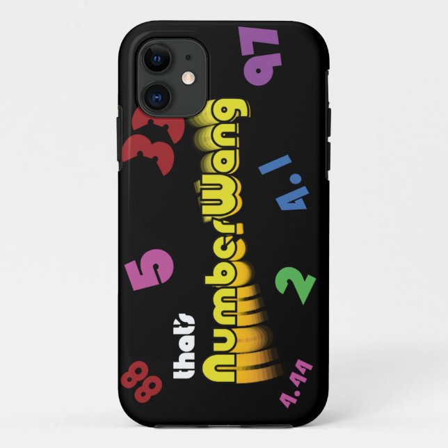 Capa Para iPhone Da Case-Mate Caso NumberWang iphone 5 (Verso)