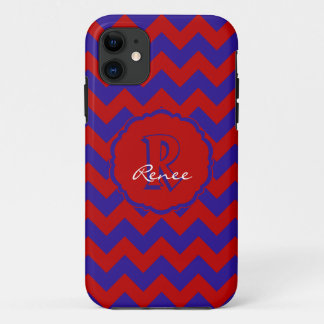 Capa Para iPhone Da Case-Mate Caso SC Monograma Chevron,Red-Blue iPhone 5/5s