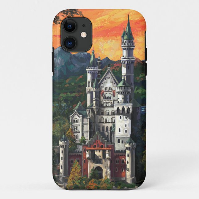 Capa Para iPhone Da Case-Mate Castle Schloss Neuschwanstein (Verso)