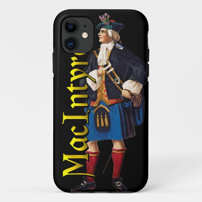 Capa Para iPhone Da Case-Mate Causa Velha da Escócia do Clã MacIntyre (Verso)