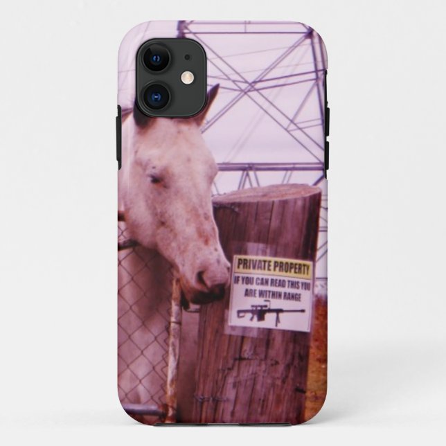 Capa Para iPhone Da Case-Mate Cavalo de lavanda de Propriedade Privada (Verso)