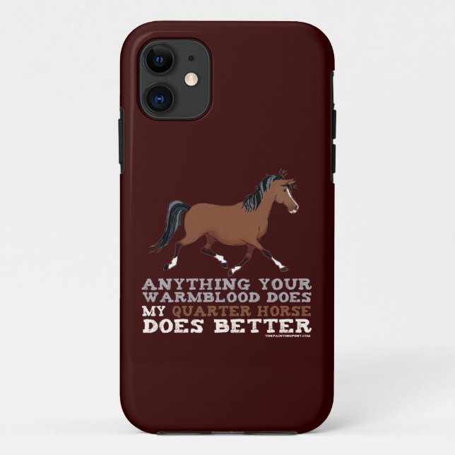 Capa Para iPhone Da Case-Mate Cavalos do Quarto Fazem Melhor (Verso)