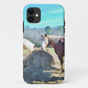 Capa Para iPhone Da Case-Mate Cavalos Raspados Recuperados comendo feno