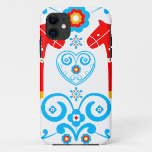 Capa Para iPhone Da Case-Mate Cavalos vermelhos de Dala