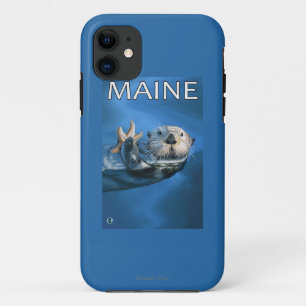 Capa Para iPhone Da Case-Mate Cena da lontra de MaineSea