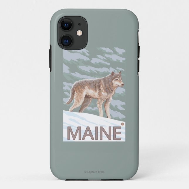 Capa Para iPhone Da Case-Mate Cena de MaineWolf (Verso)