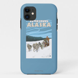 Capa Para iPhone Da Case-Mate Cena Sledding do cão - Petersburgo, Alaska